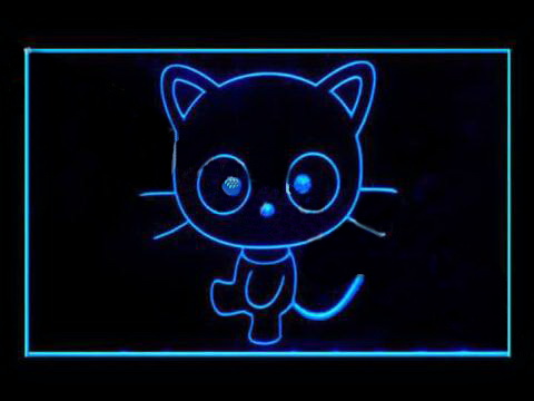 Chococat Black Cat LED Neon Sign